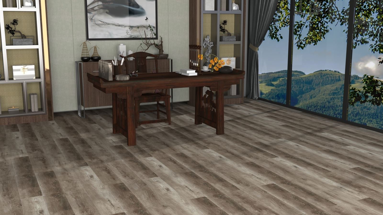 Mahogany — SPC Click Lock Flooring