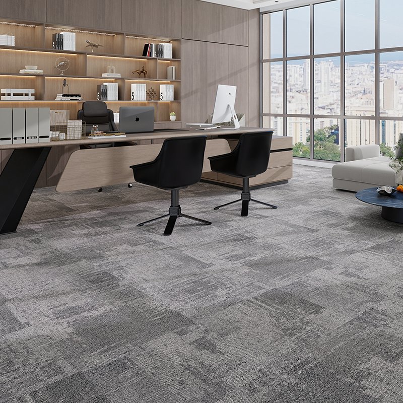 PP High-Low Loop Carpet Tiles with Ecological Backing
