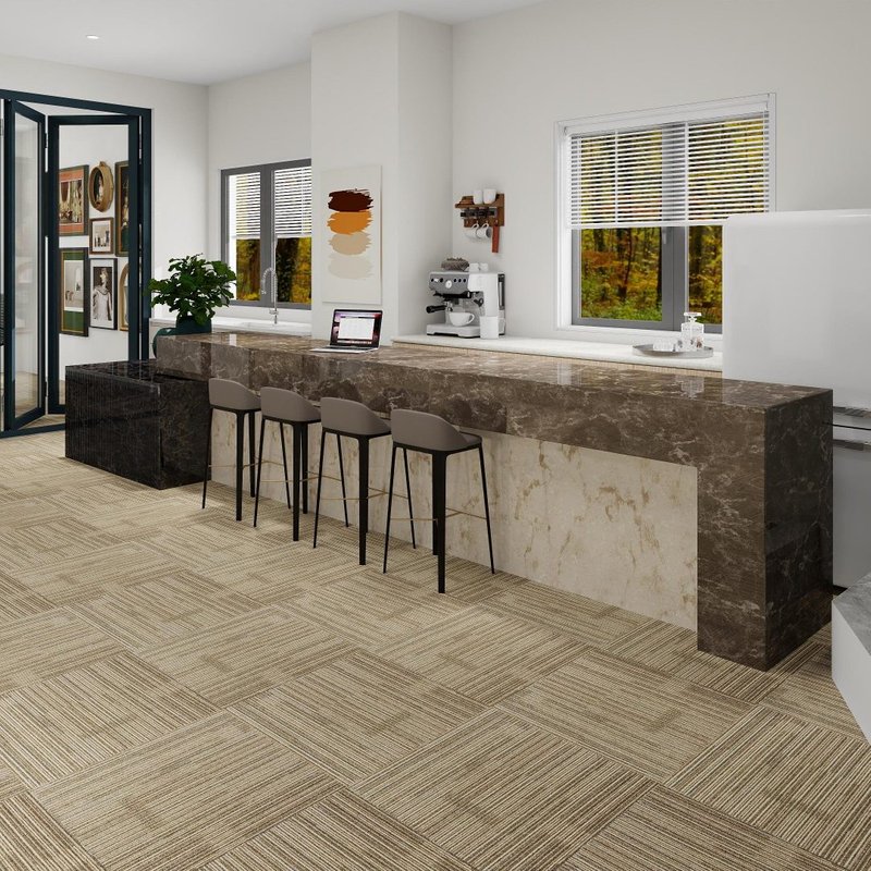 Jacquard PP PVC Carpet Tiles | Commercial Carpet Tiles for Hotel, Cinema & Office Projects