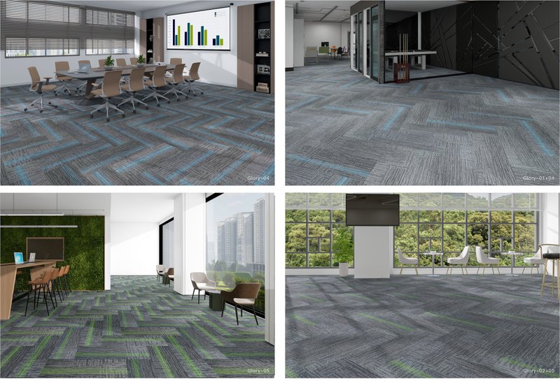 PP Carpet Tiles | 100 × 33.33 cm Commercial Carpet Tiles