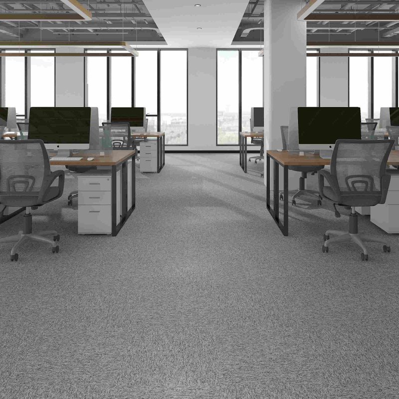 PP Carpet Tiles 50×50cm | Level Loop Commercial Carpet | LKHY
