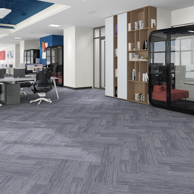 Trendy PET Carpet Squares for Commercial