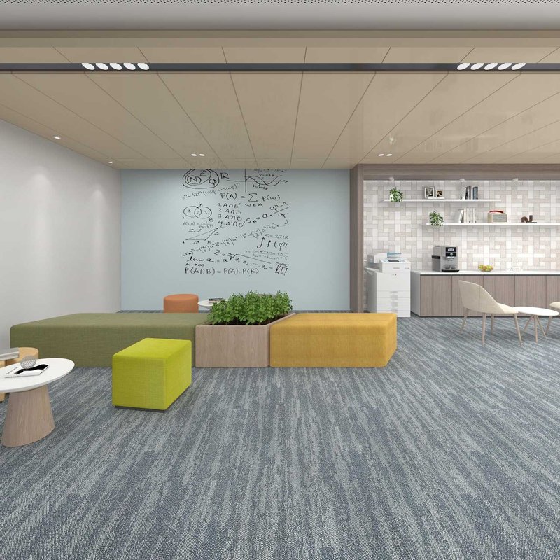 Versatile Multi-level Loop Carpet Squares for Easy Installation