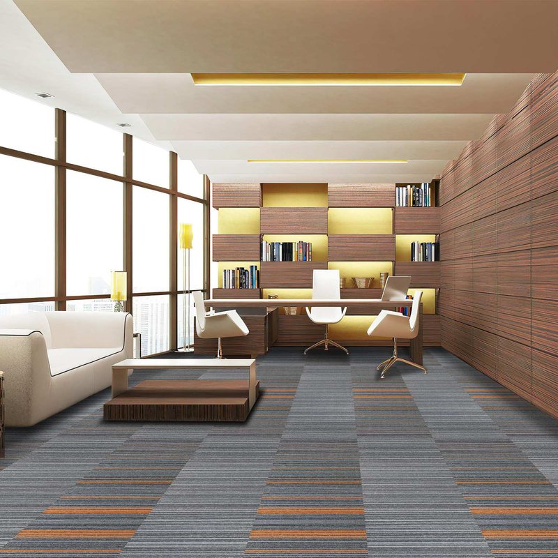 PP PVC Backing 100x25cm Office Carpet Tiles Planks – Forest Series