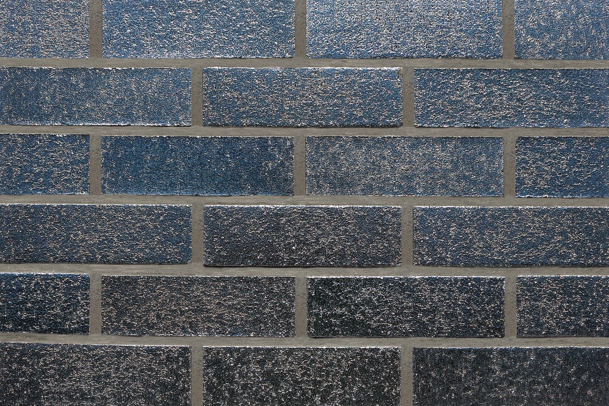 Natural Brick Slip — Metallic Green