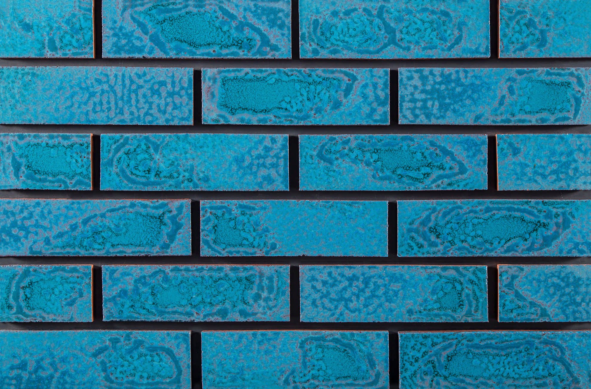 Glazed Brick Slip — Turquoise